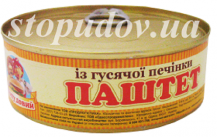 Паштет з гусячої печінки "Сто Пудів", 0,240 кг